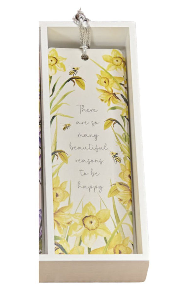Flower Verse Tassel Bookmark