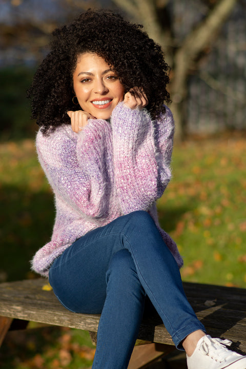 Fluffy Ombre Jumper