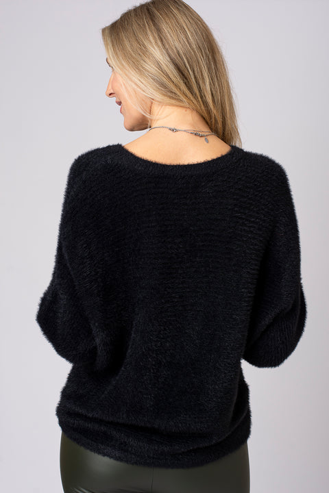 Fluffy Rib Jumper