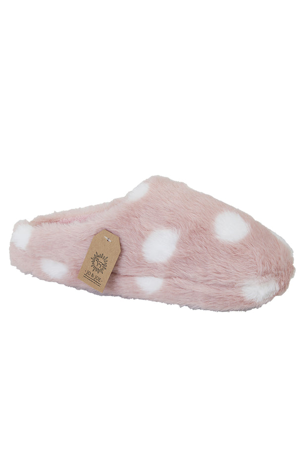 Fluffy spot slipper