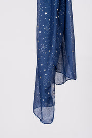 Foil Scattered Star Scarf