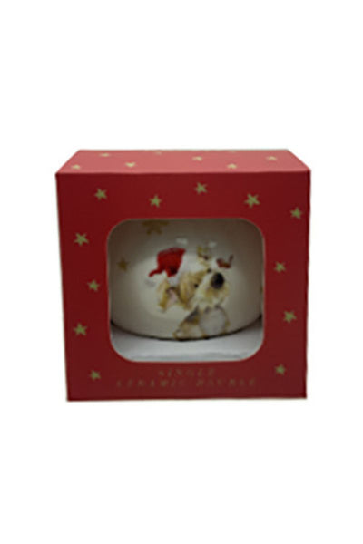 Frankie Dog Xmas Bauble