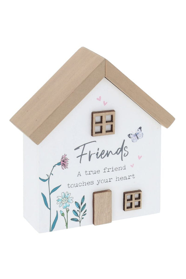 Friends Sweet Meadow House Plaque Assorted