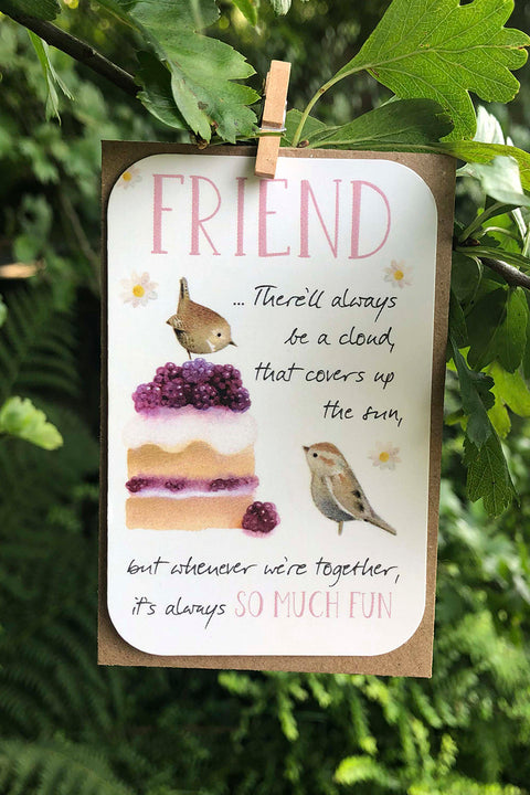 Friend keepsake card