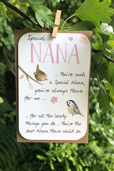Special Nana keepsake card