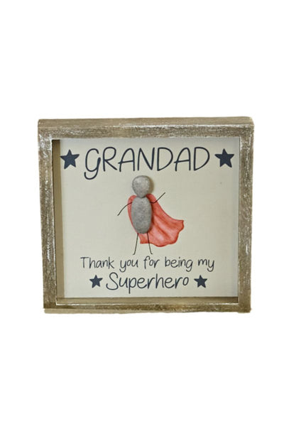 Grandad Superhero Plaque