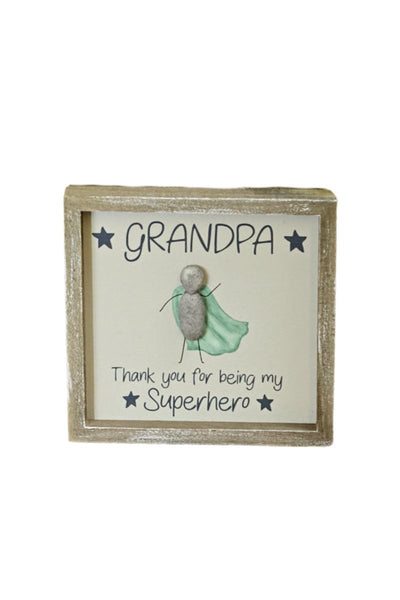 Grandpa Superhero Plaque