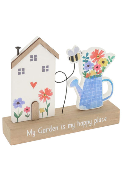 Happy Garden Table Plaque