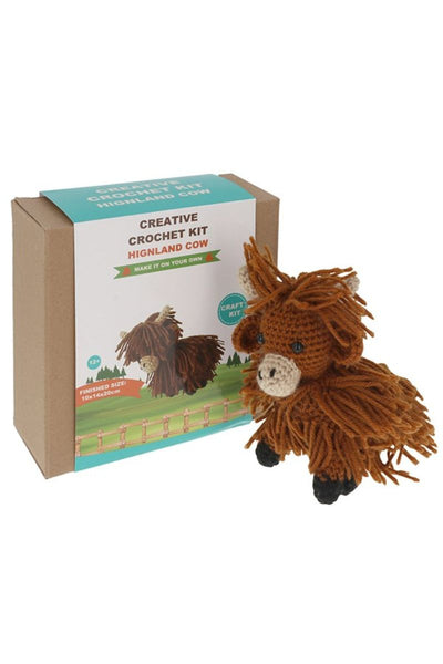Highland Cow Crochet Kit