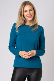 Iridescent stud jumper