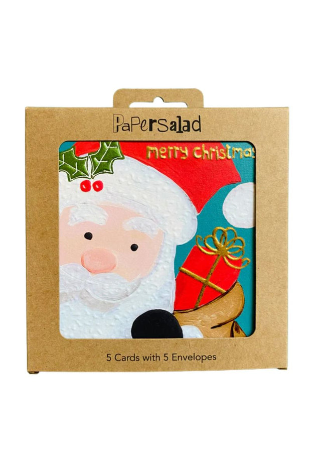 Jolly Santa 5pk Cards
