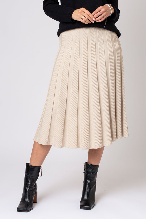 Knitted Cable Skirt
