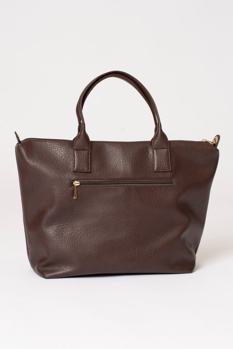 Large Double Seam Detail Tote Bag