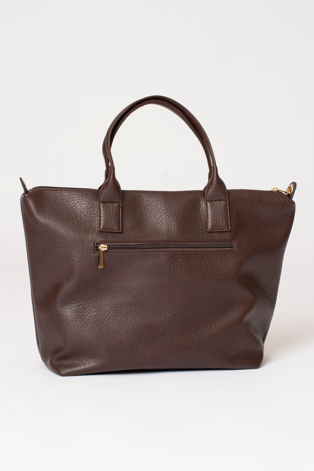 Large Double Seam Detail Tote Bag