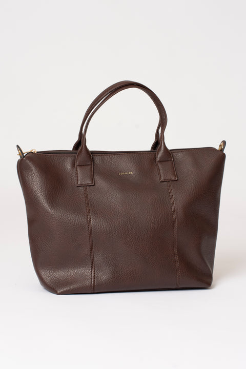 Large Double Seam Detail Tote Bag