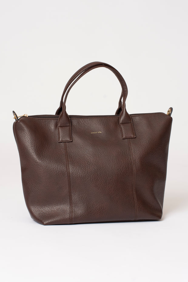Large Double Seam Detail Tote Bag