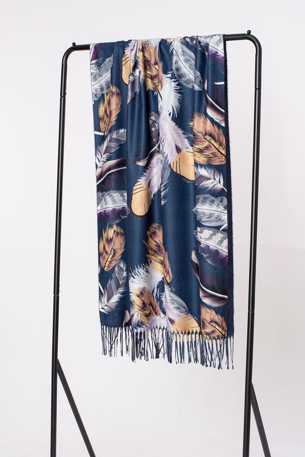 Large Feather Soft Touch Scarf