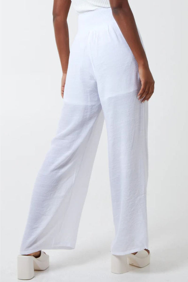 Lightweight Wide Leg Trouser