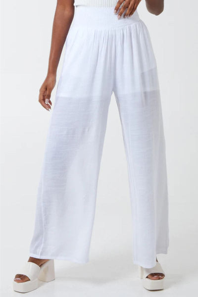 Lightweight Wide Leg Trouser