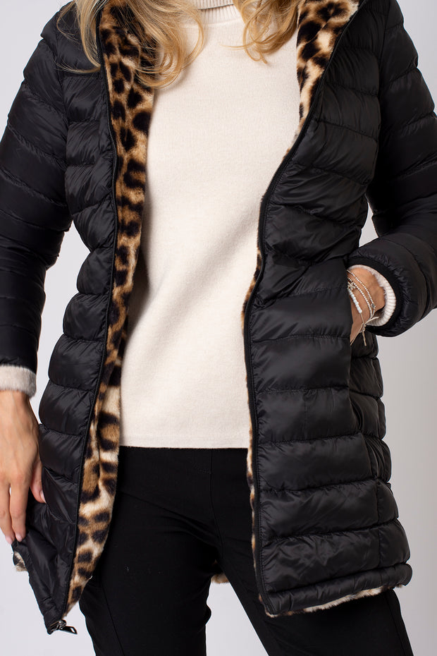 Long Reversible Padded Coat