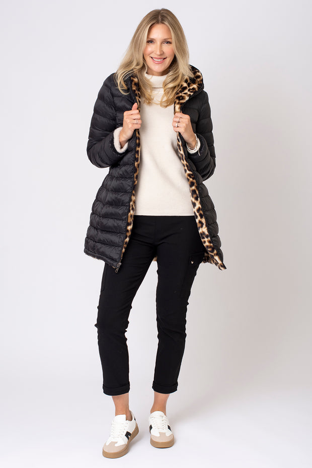 Long Reversible Padded Coat