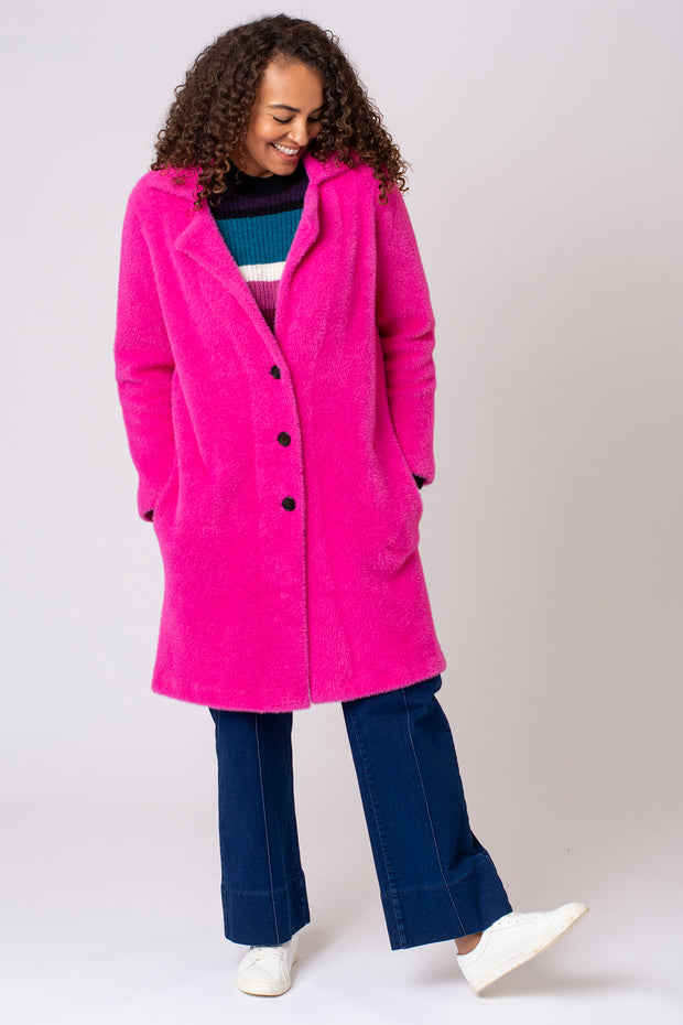 Longline Button Coat