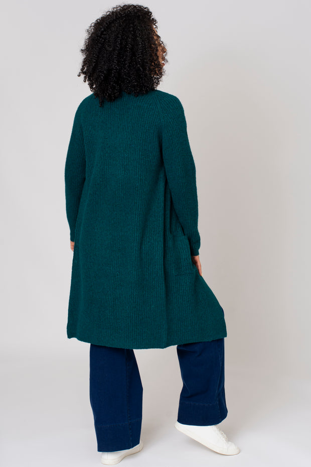 Longline pocket cardigan