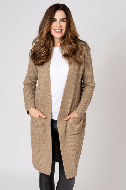 Longline pocket cardigan