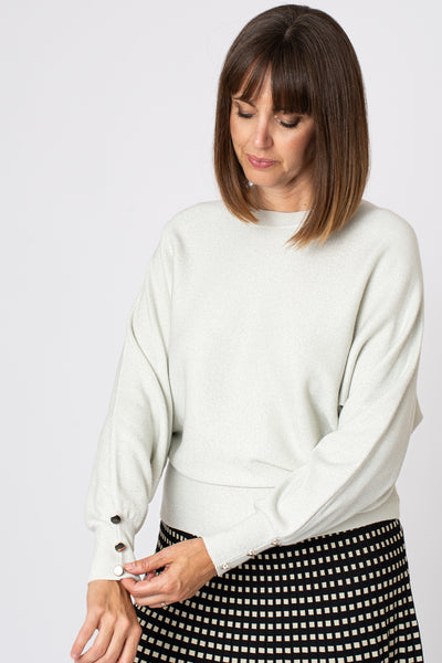 Lurex Bell Sleeve Top