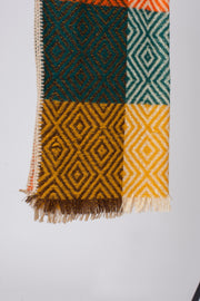 Lurex Diamond Blanket Stitch Scarf