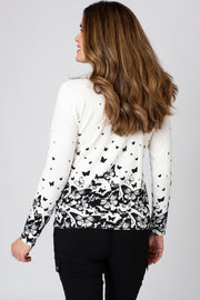 Mono Butterfly Border Jumper