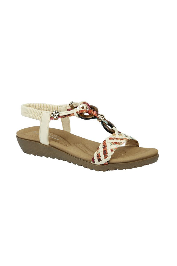 Multi Weave Strap Sandal