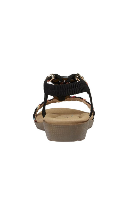 Multi Weave Strap Sandal