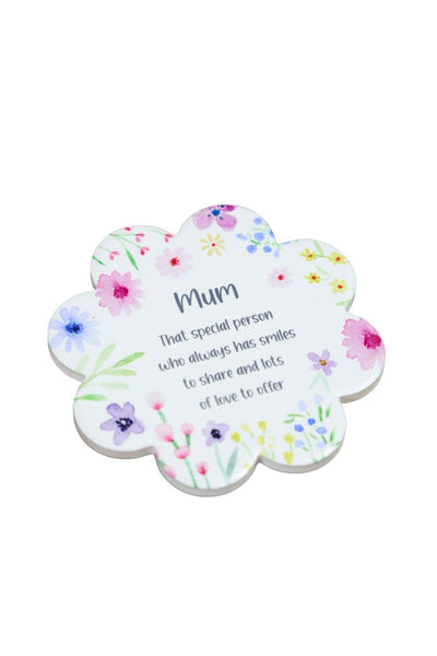 Mum Floral Flower Coaster