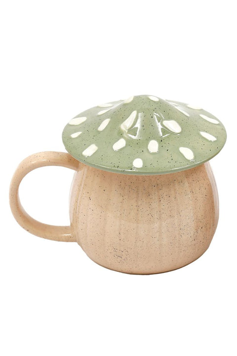 Mushroom Shaped Mug with Lid