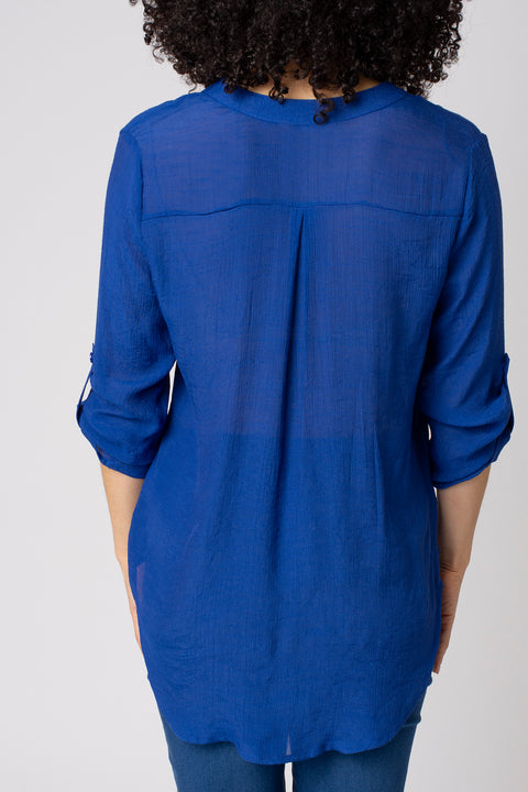 Notch Neck Plain Top