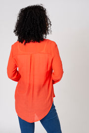 Notch Neck Plain Top