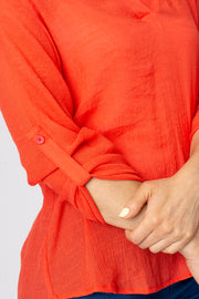 Notch Neck Plain Top