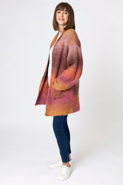 Ombre Bell Sleeve Cardigan