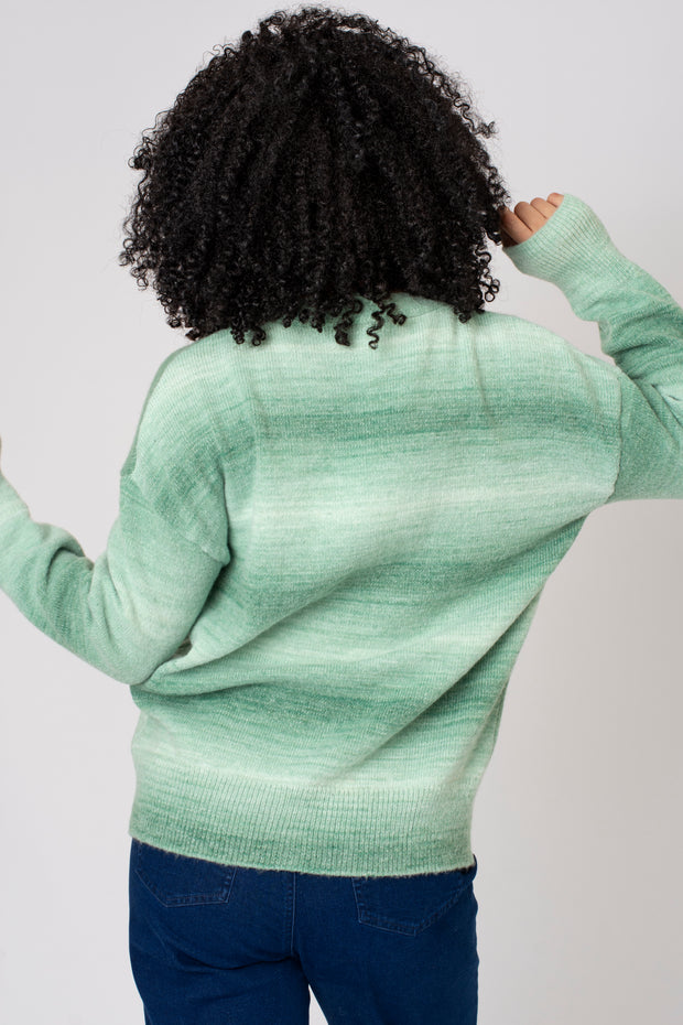 Ombre Button Cardigan