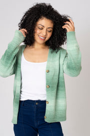 Ombre Button Cardigan