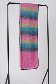 Ombre Lurex Blanket Stitch Scarf