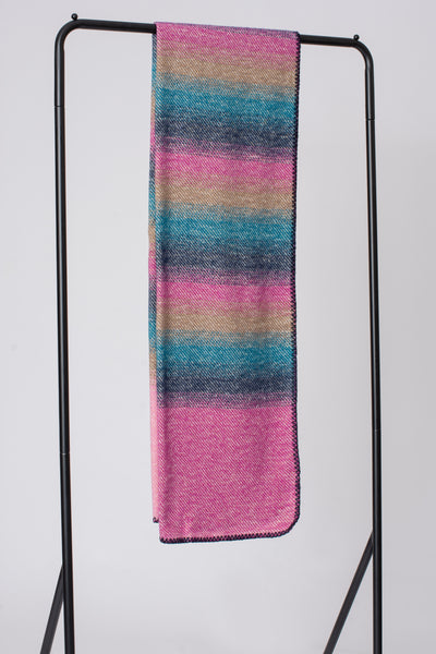 Ombre Lurex Blanket Stitch Scarf