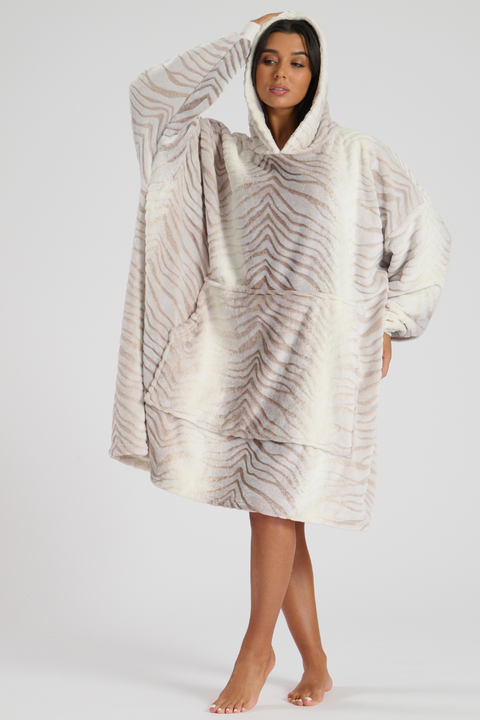 Ombre tiger snuggle hoodie The Stock Shop