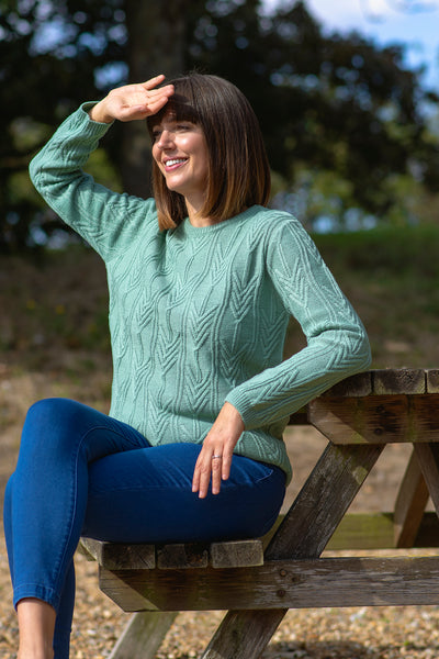 Arrow Stitch Jumper