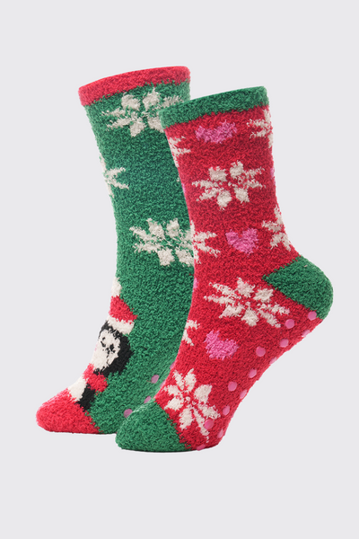 Xmas Cosy Sock 2 Pack