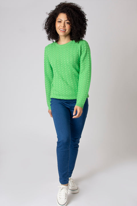 Petal Texture Lightweight Jumper
