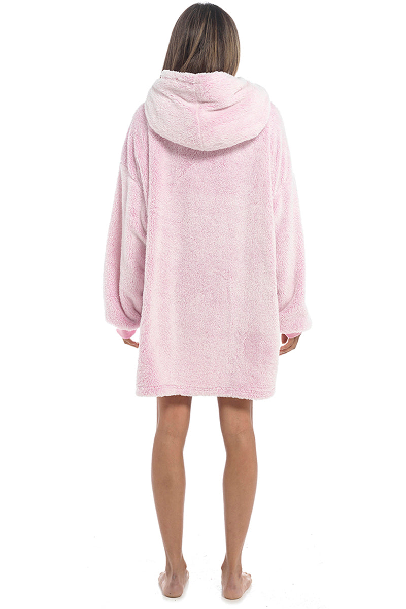 Sherpa pink hoodie online