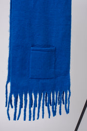 Plain Tassel Pocket Scarf