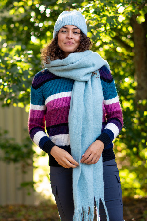 Plain Tassel Soft Touch Scarf